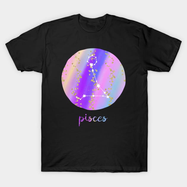 Pisces sign T-Shirt by tortagialla